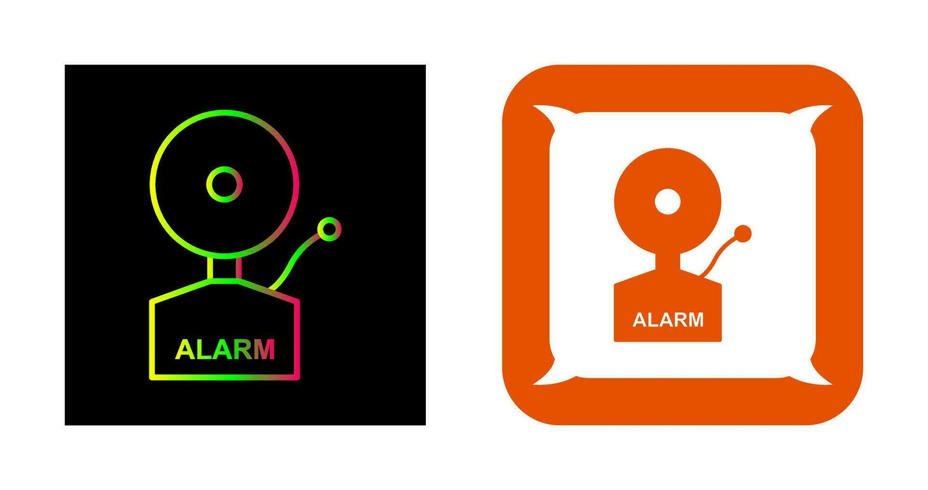 icono de vector de alarmas