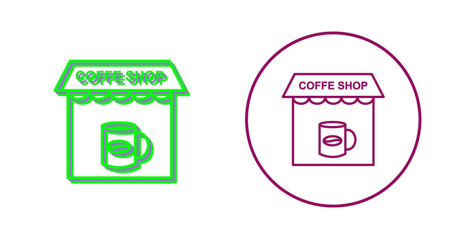 Coffee Shop Vector Icon