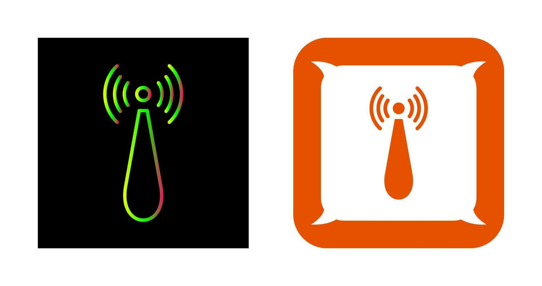 Non Ionizing Radiation Vector Icon