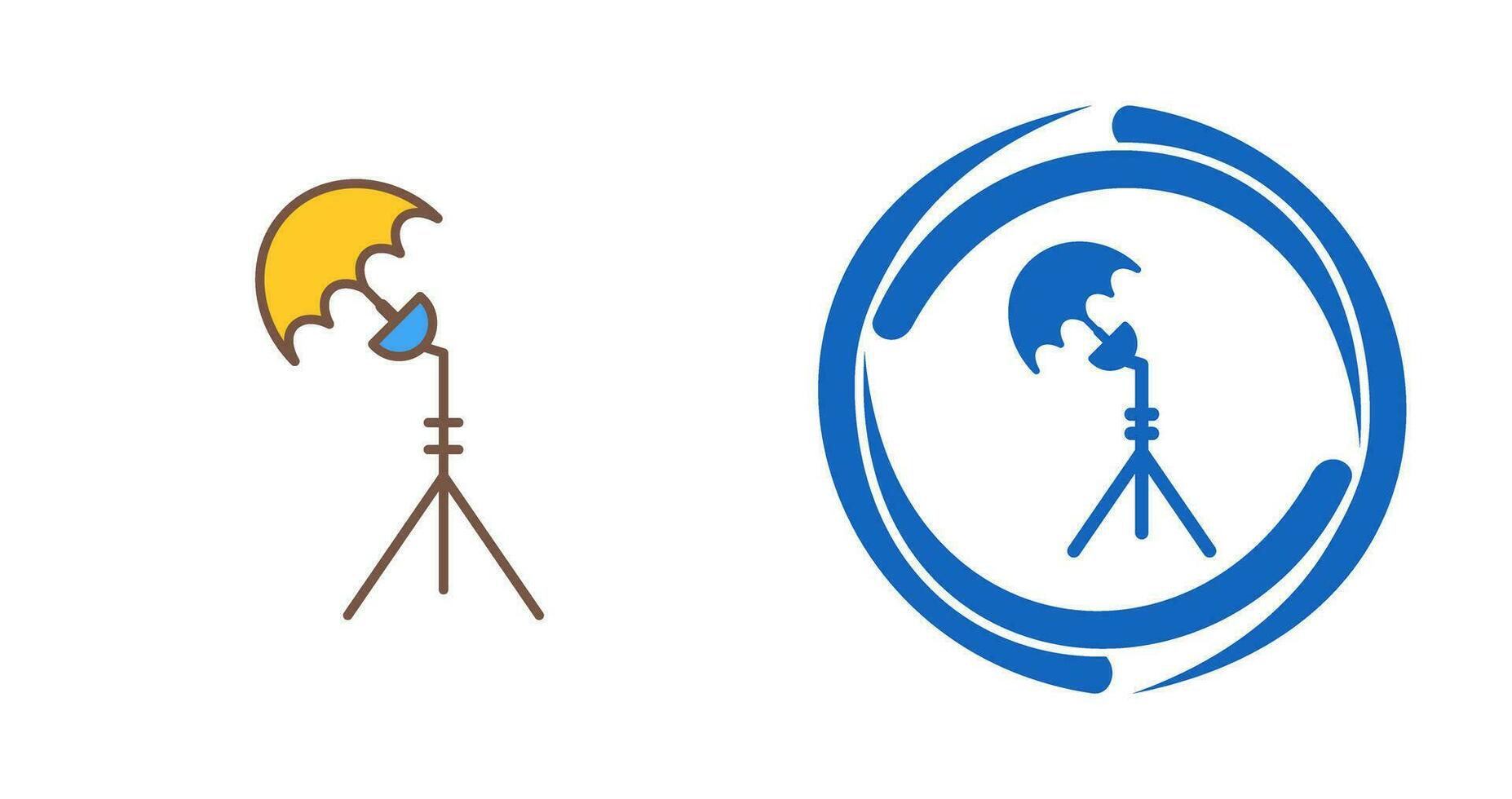 Unique Light Stand Vector Icon