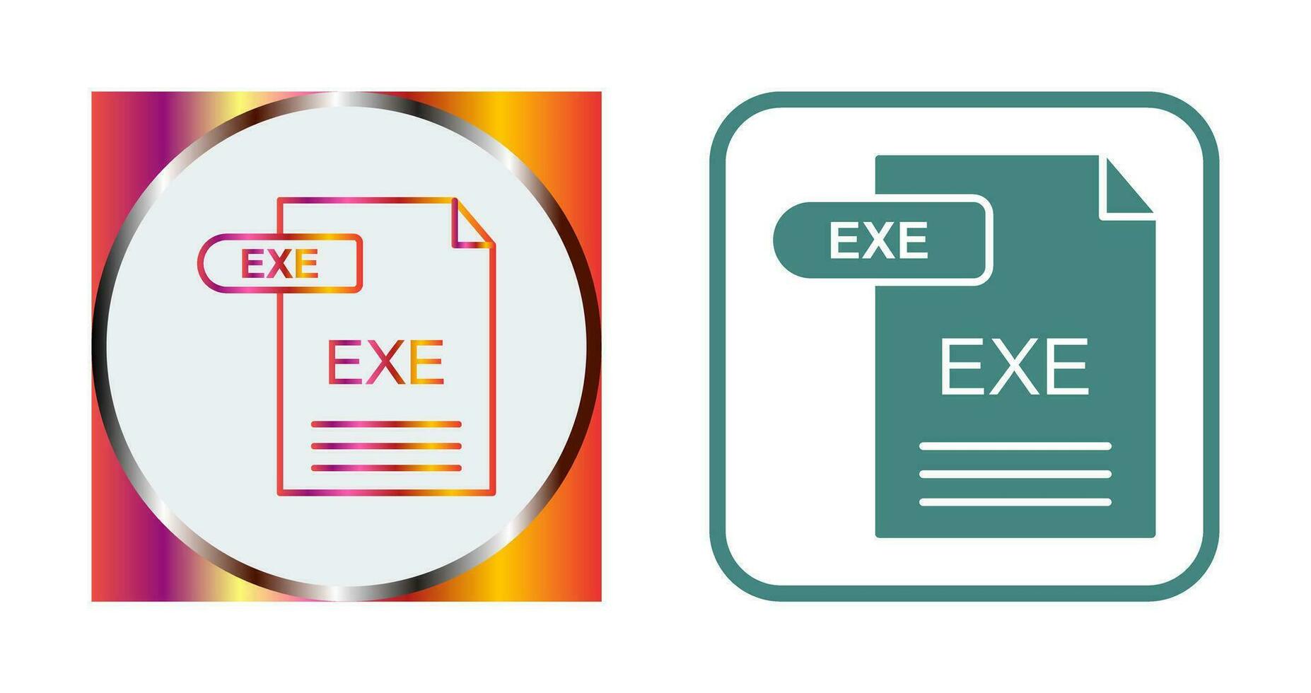 EXE Vector Icon