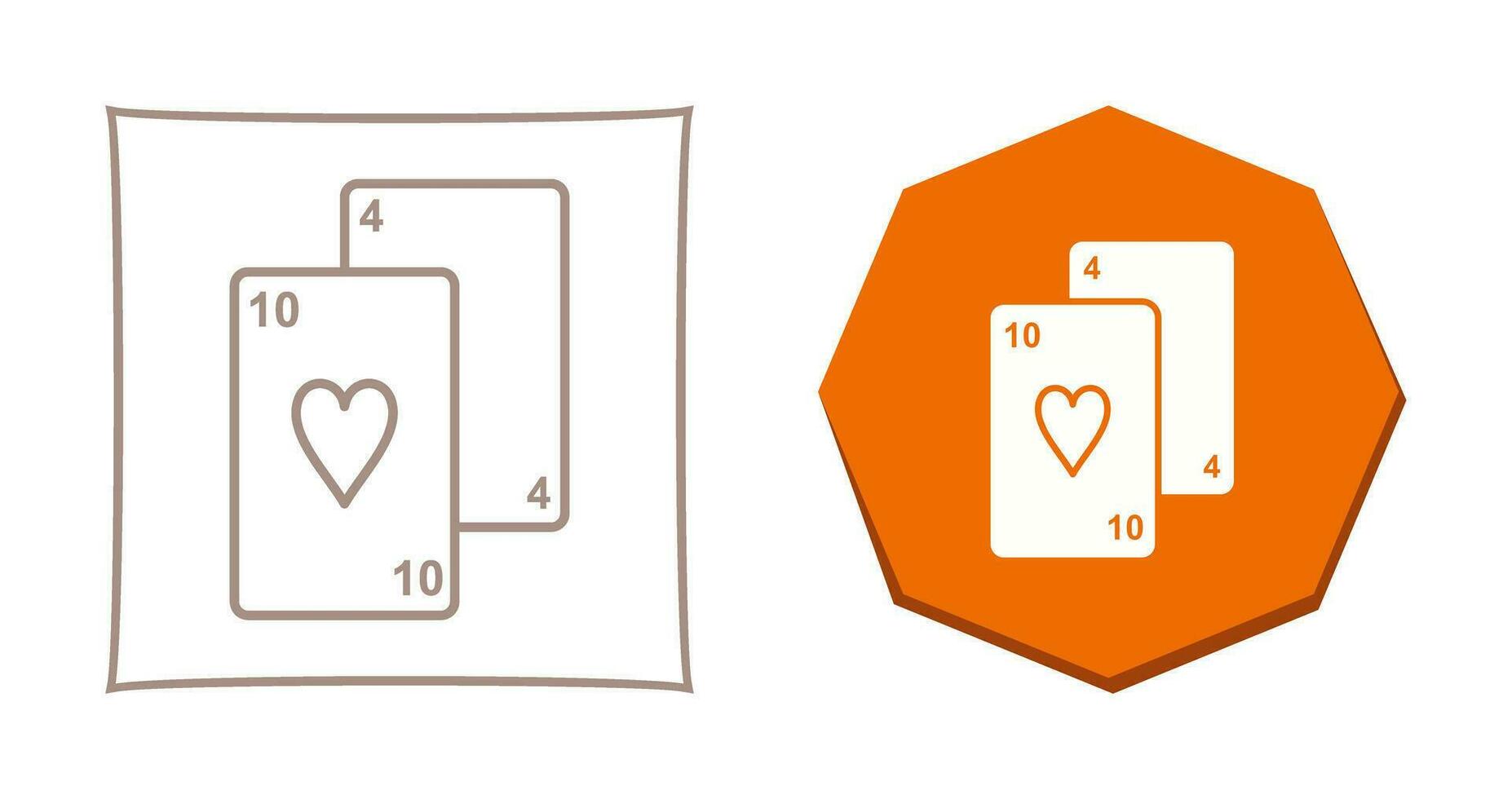 Playing Cards Vector Icon
