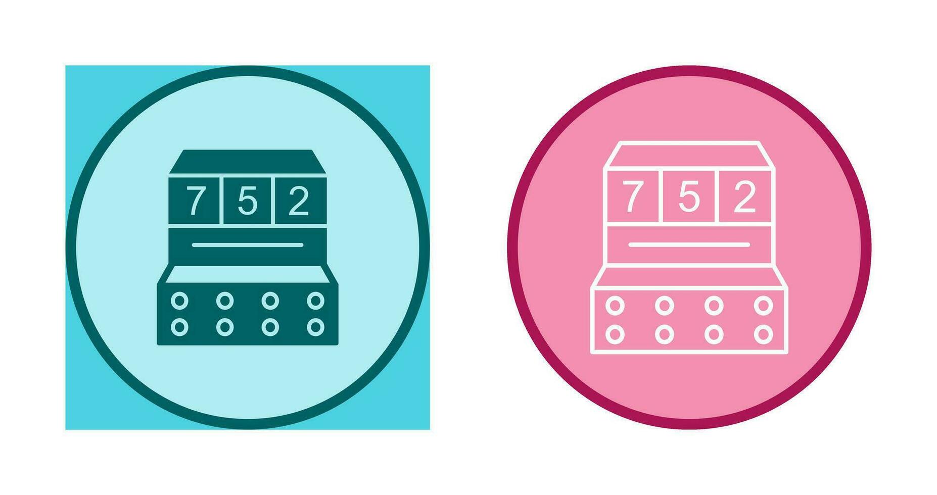 Slot Machine Vector Icon