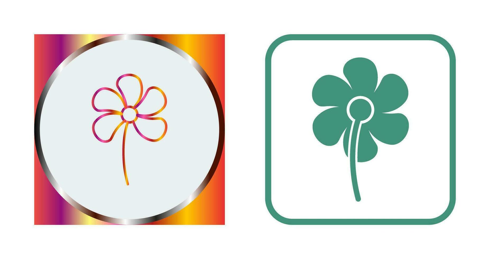 Small flowers Vector Icon