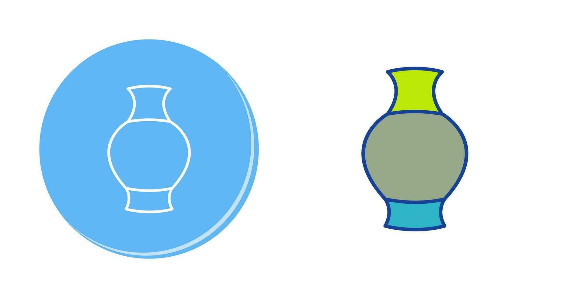 Antique Jar Vector Icon