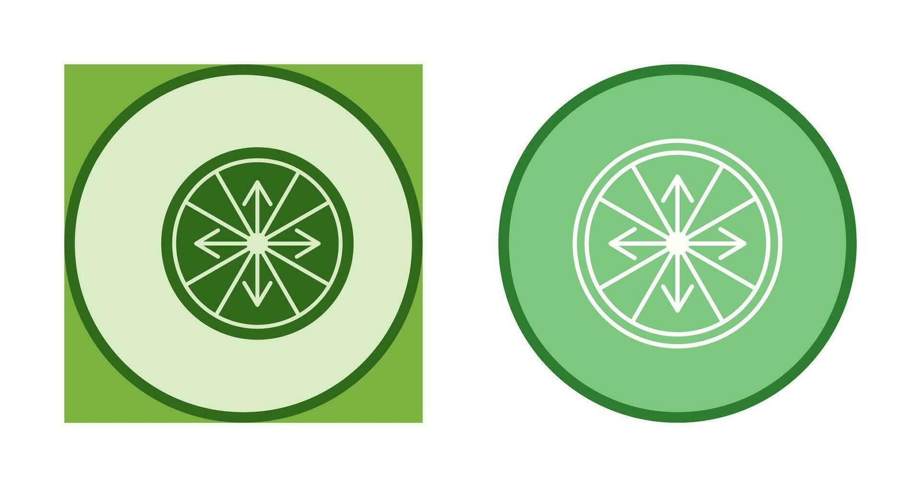 Roulette with Arrow Vector Icon