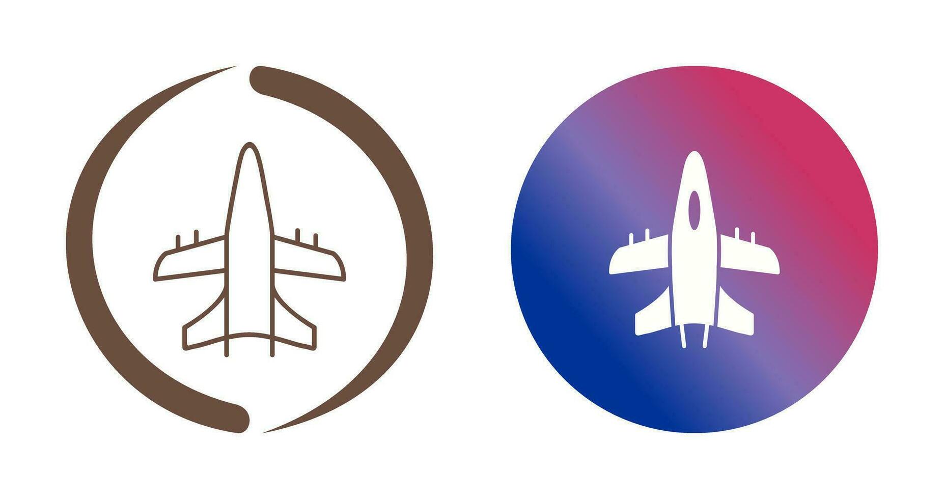 Military Plane Vector Icon