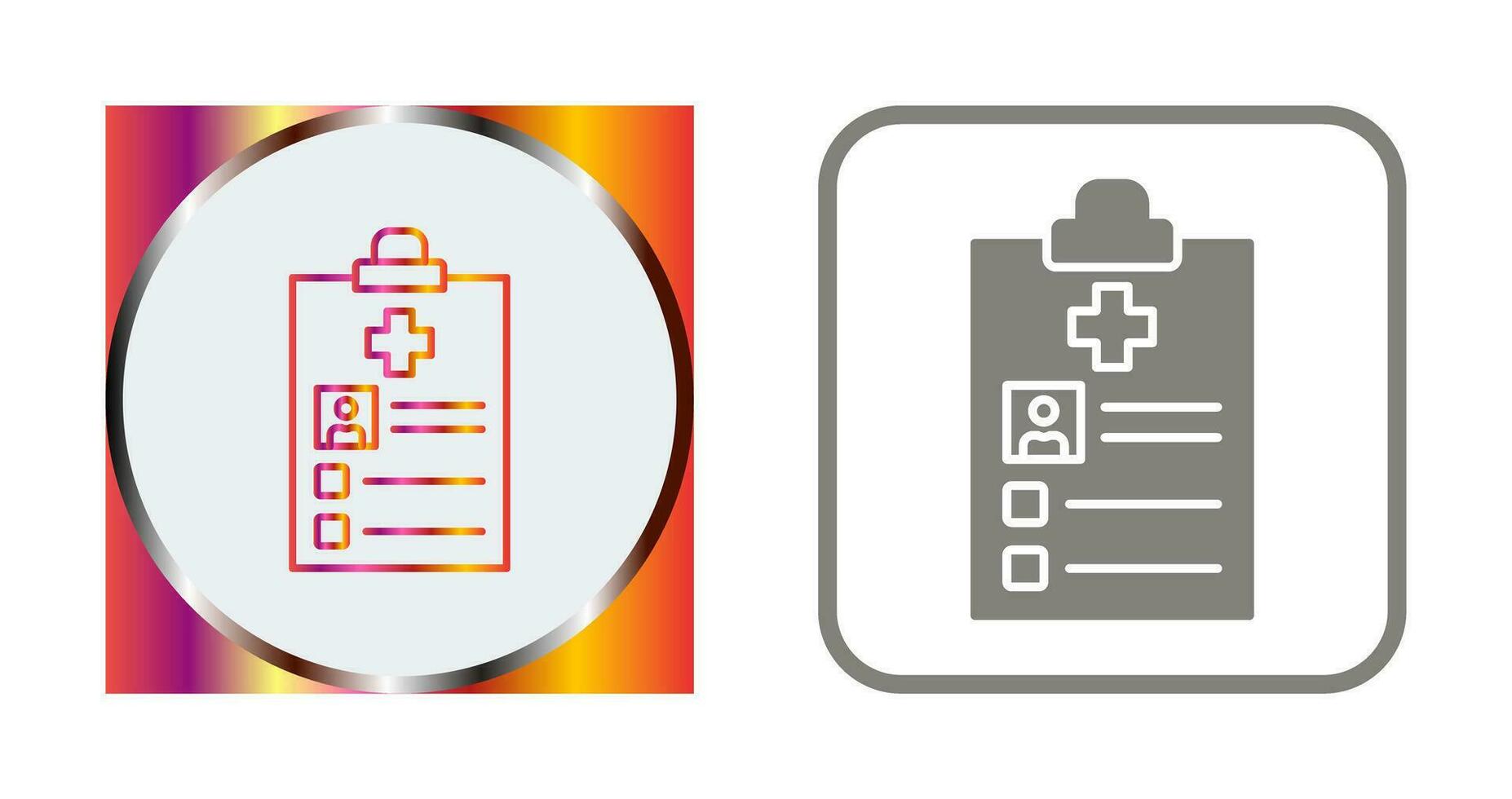Medical Record Vector Icon