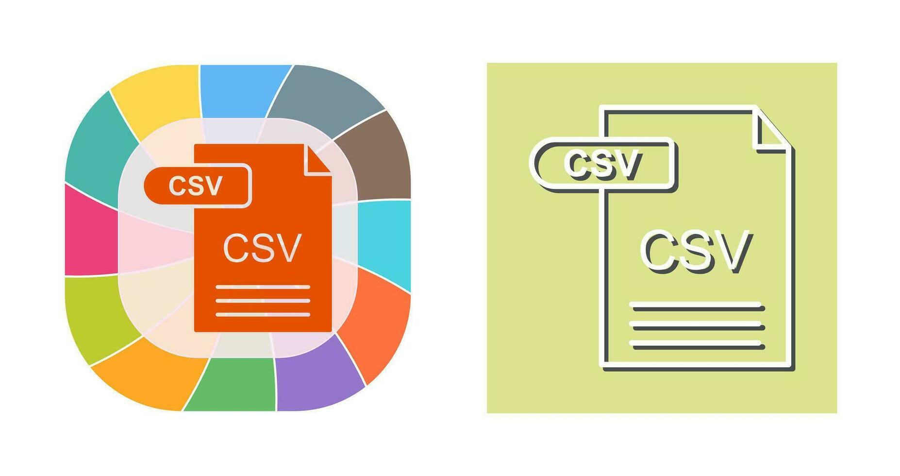 CSV Vector Icon