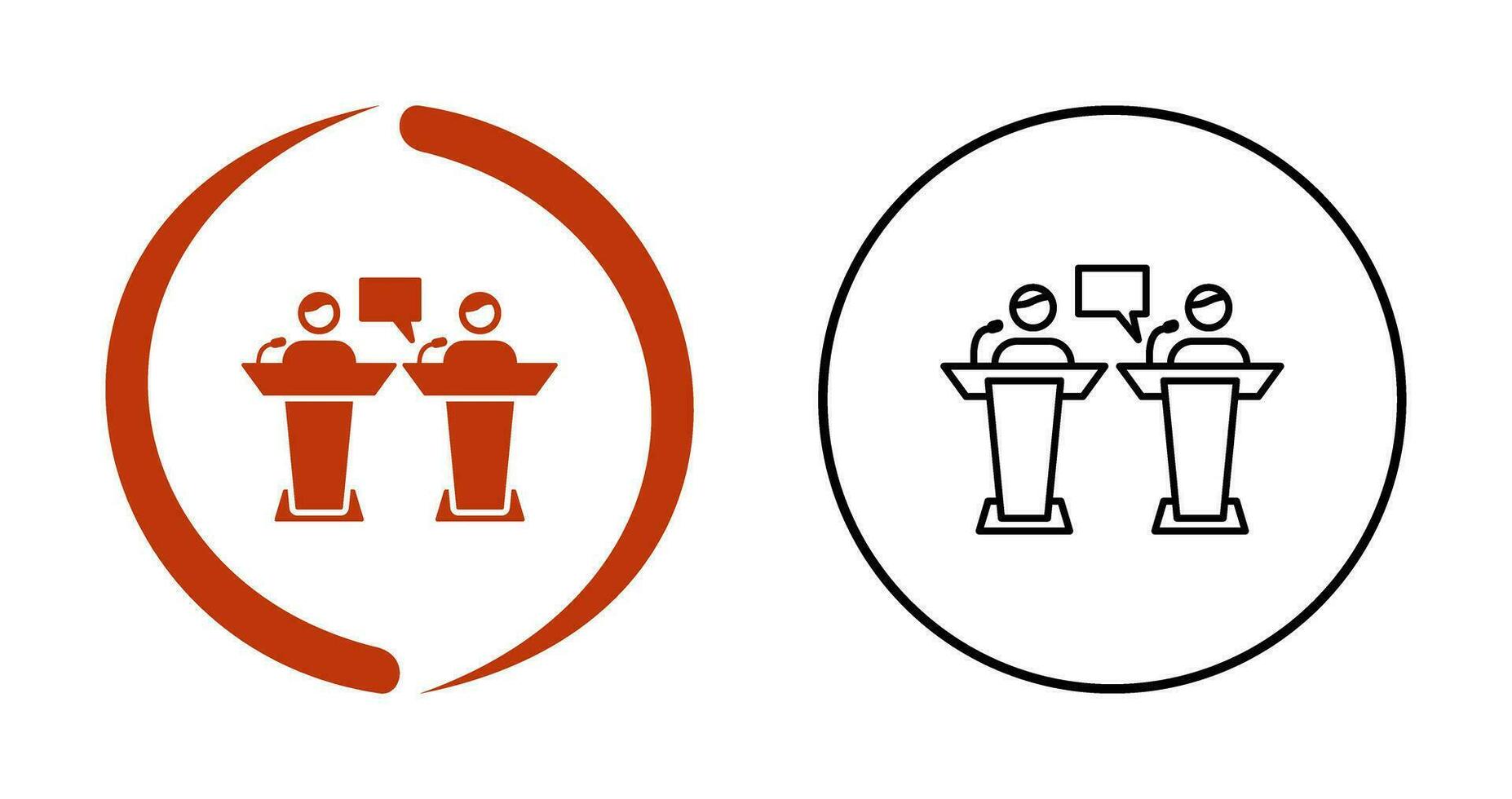 Debate Vector Icon
