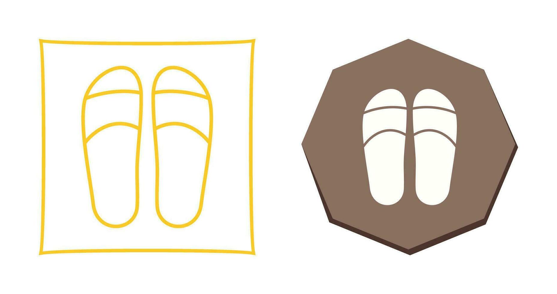 Slippers Vector Icon