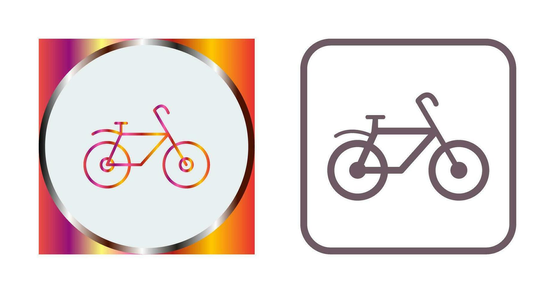 icono de vector de bicicleta