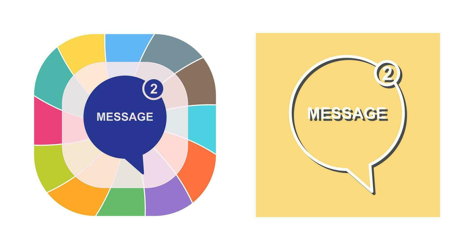 Message Bubbles Vector Icon