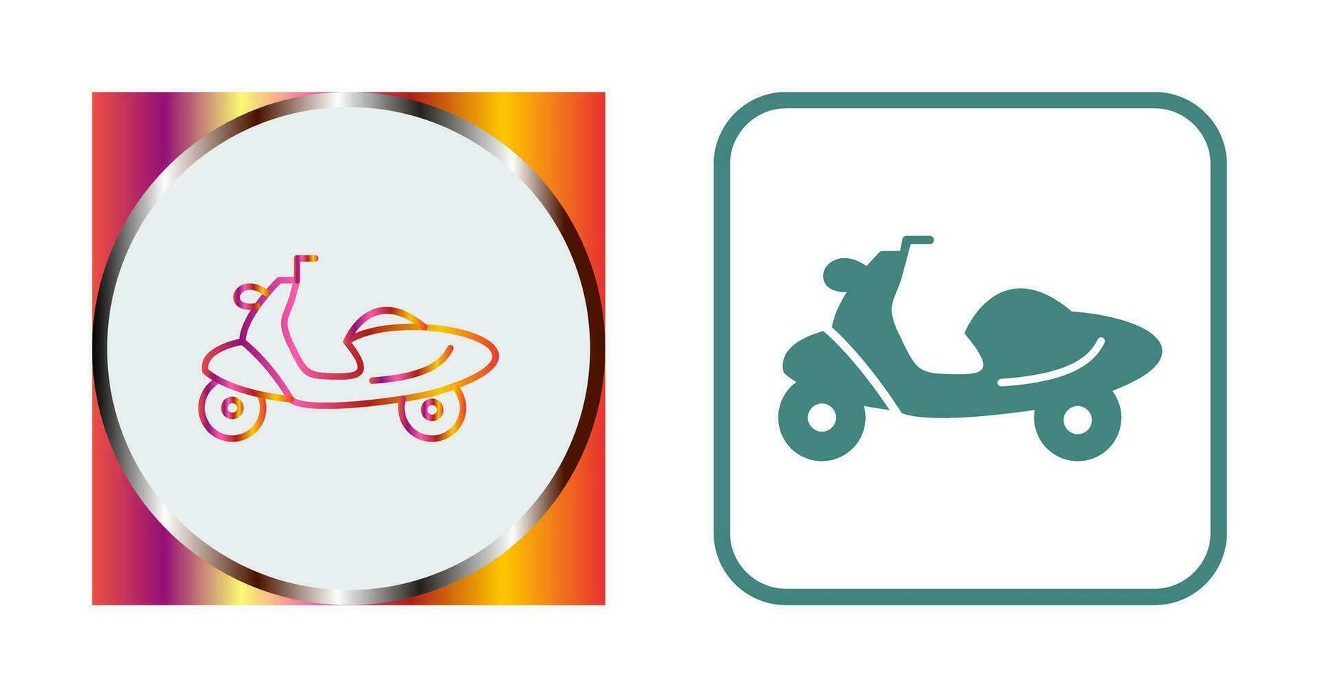 icono de vector de scooter