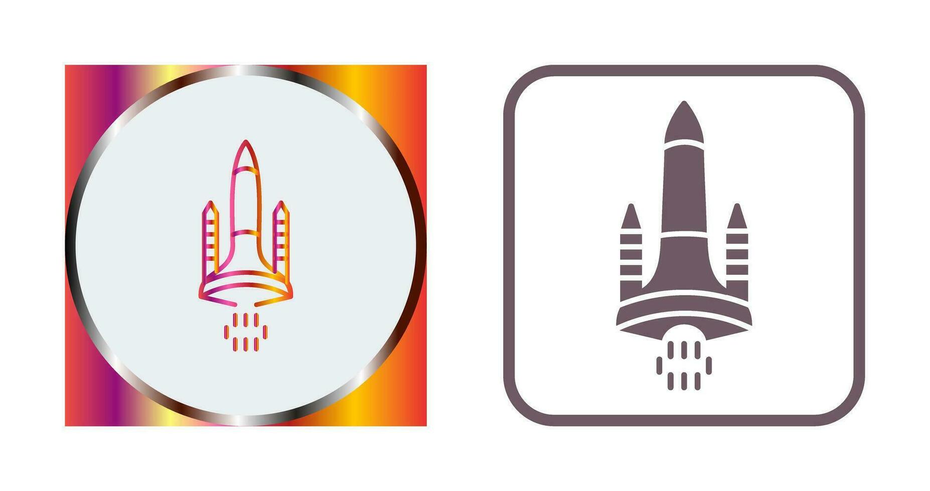 Space Shuttle Vector Icon