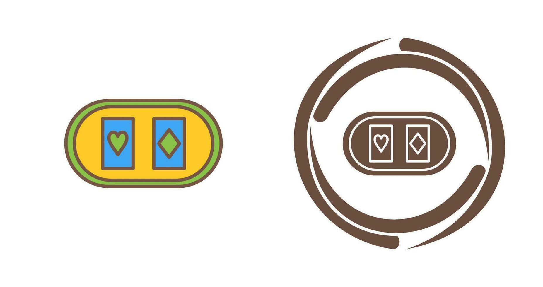 Cards Table Vector Icon