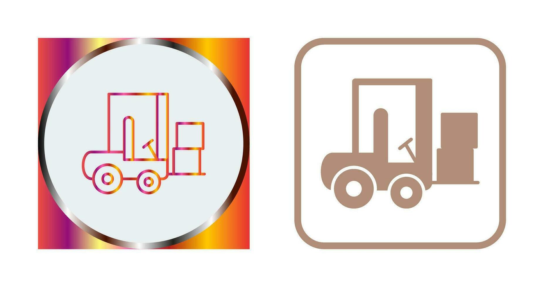 Forklifter Vector Icon