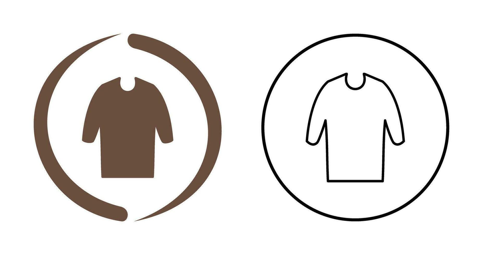 icono de vector de camisa casual