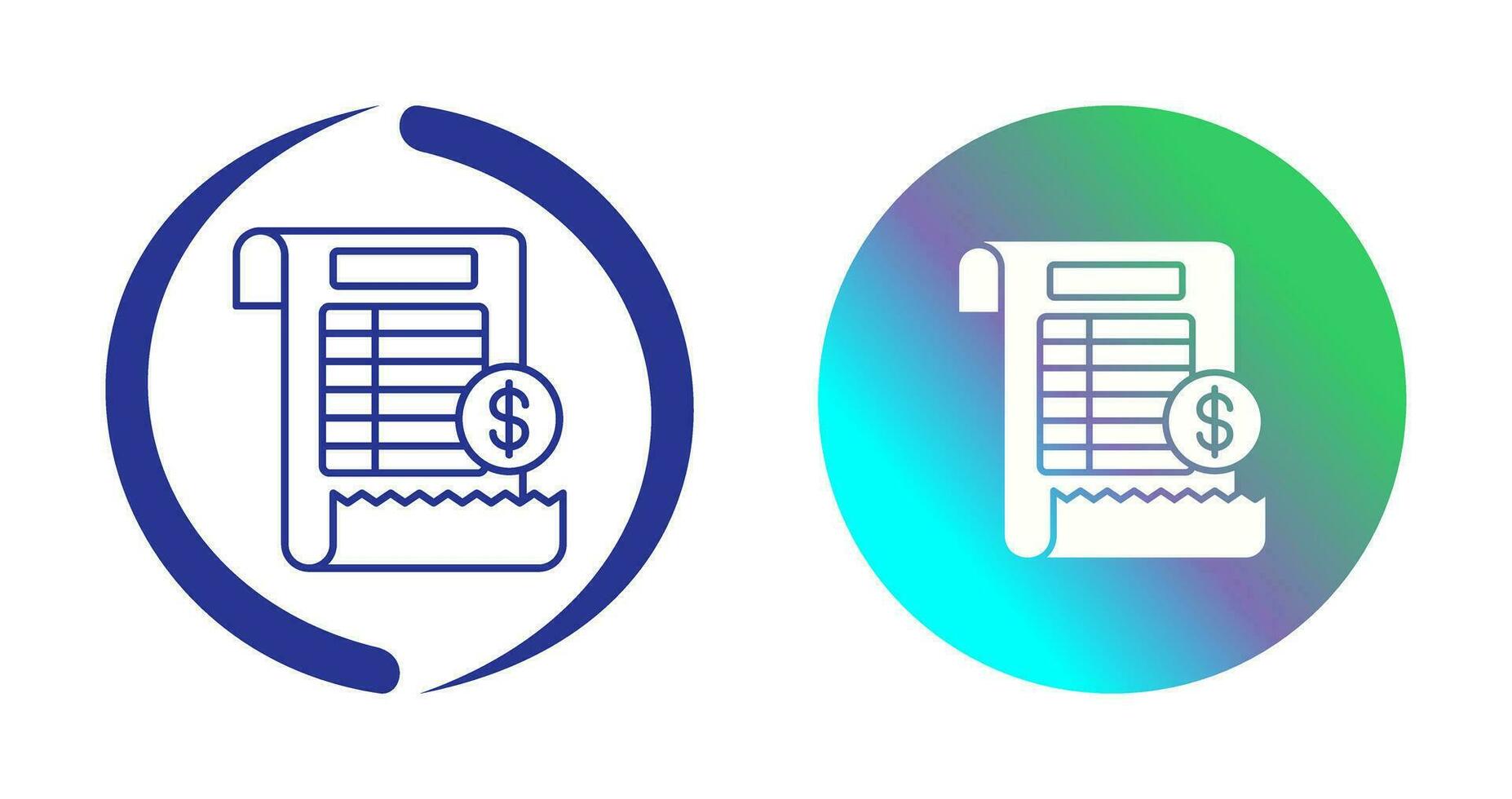 Bill Vector Icon