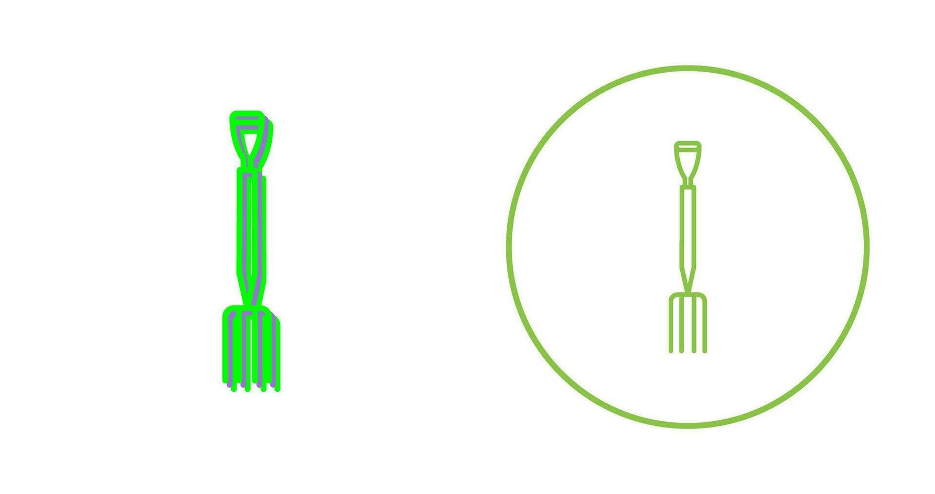 Gardening Fork Vector Icon