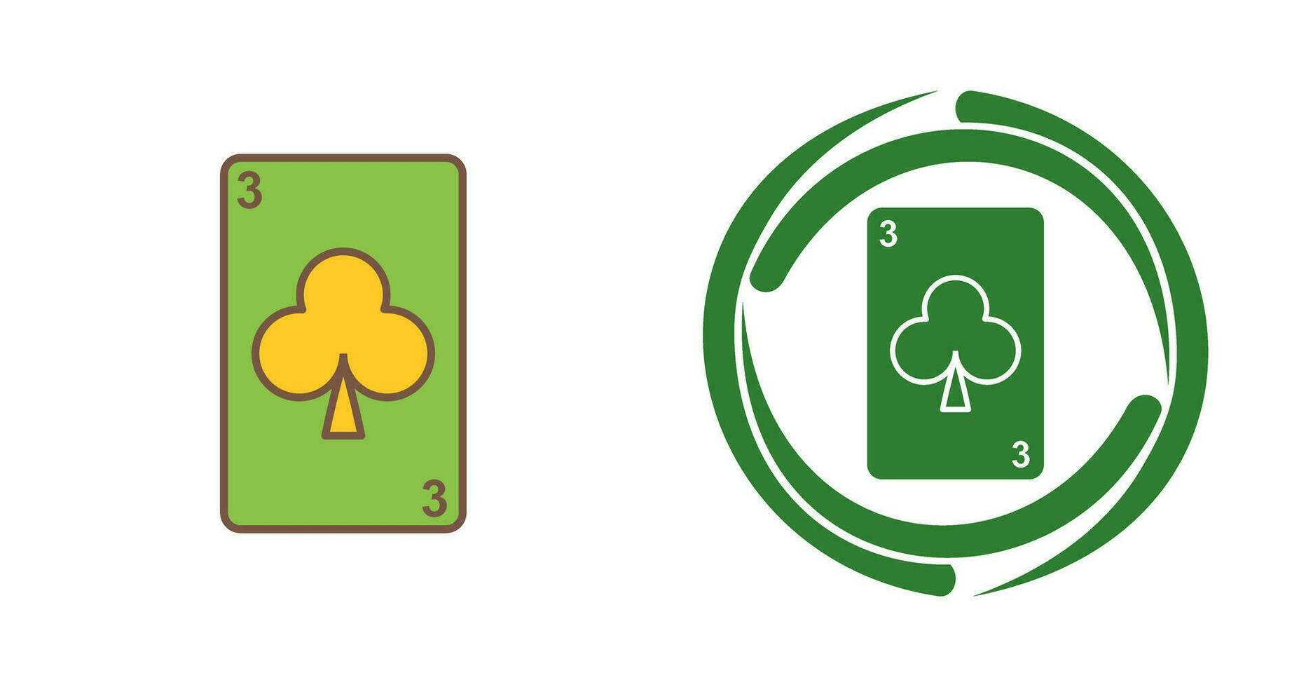 Clubs Card Vector Icon