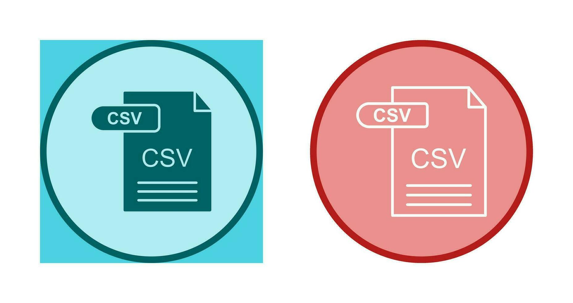 CSV Vector Icon
