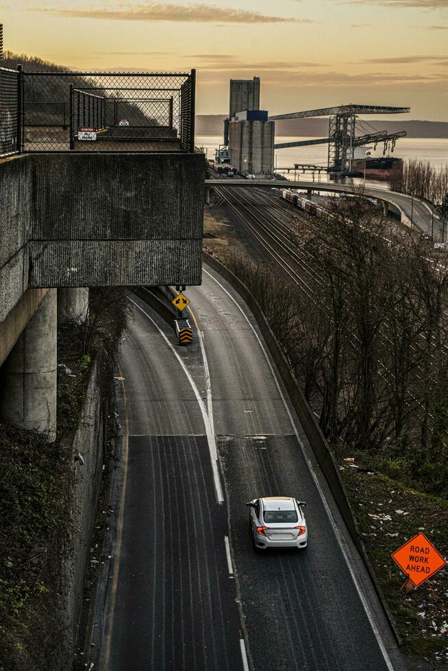 un industrial autopista foto