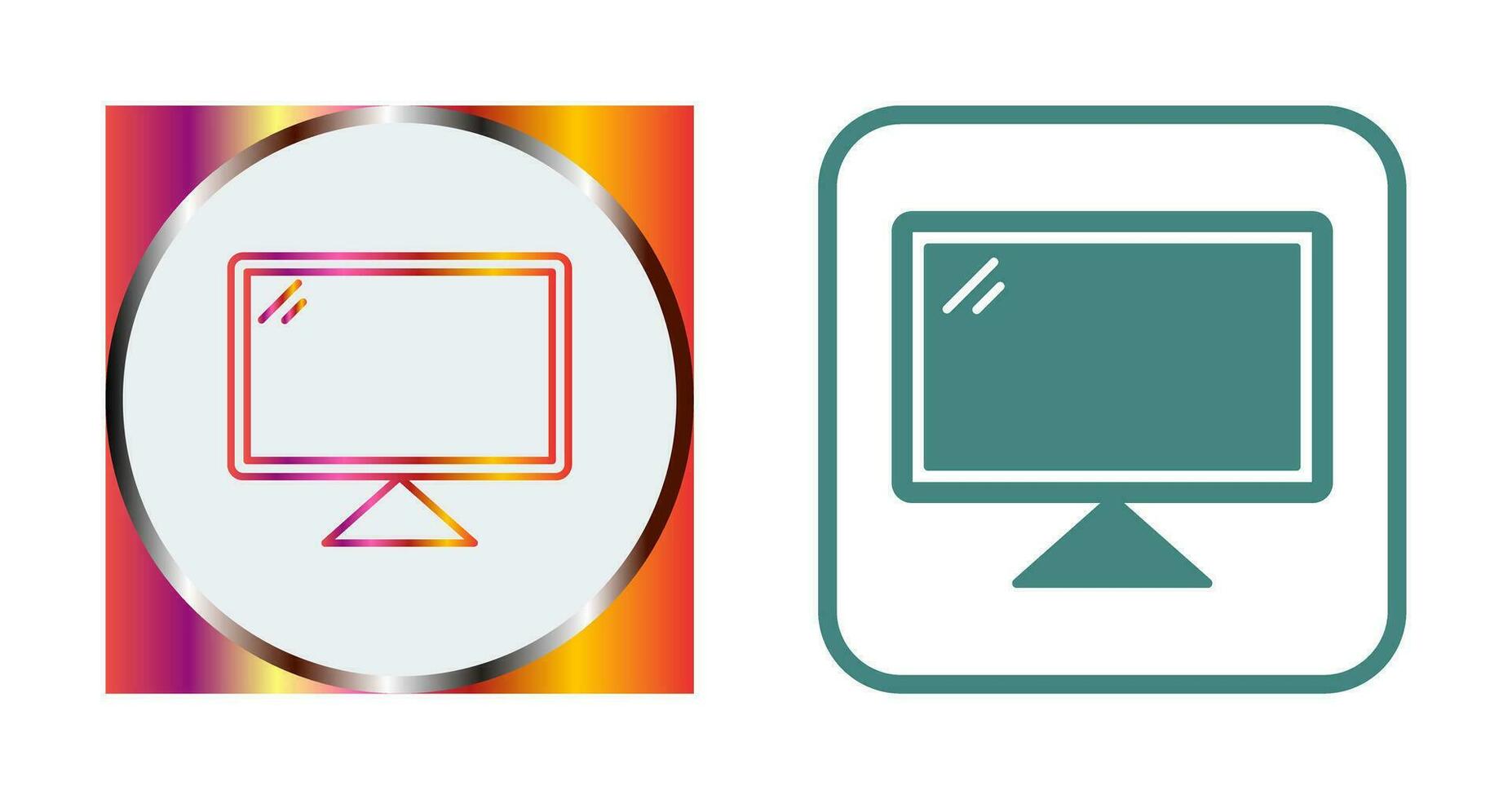Computer Vector Icon
