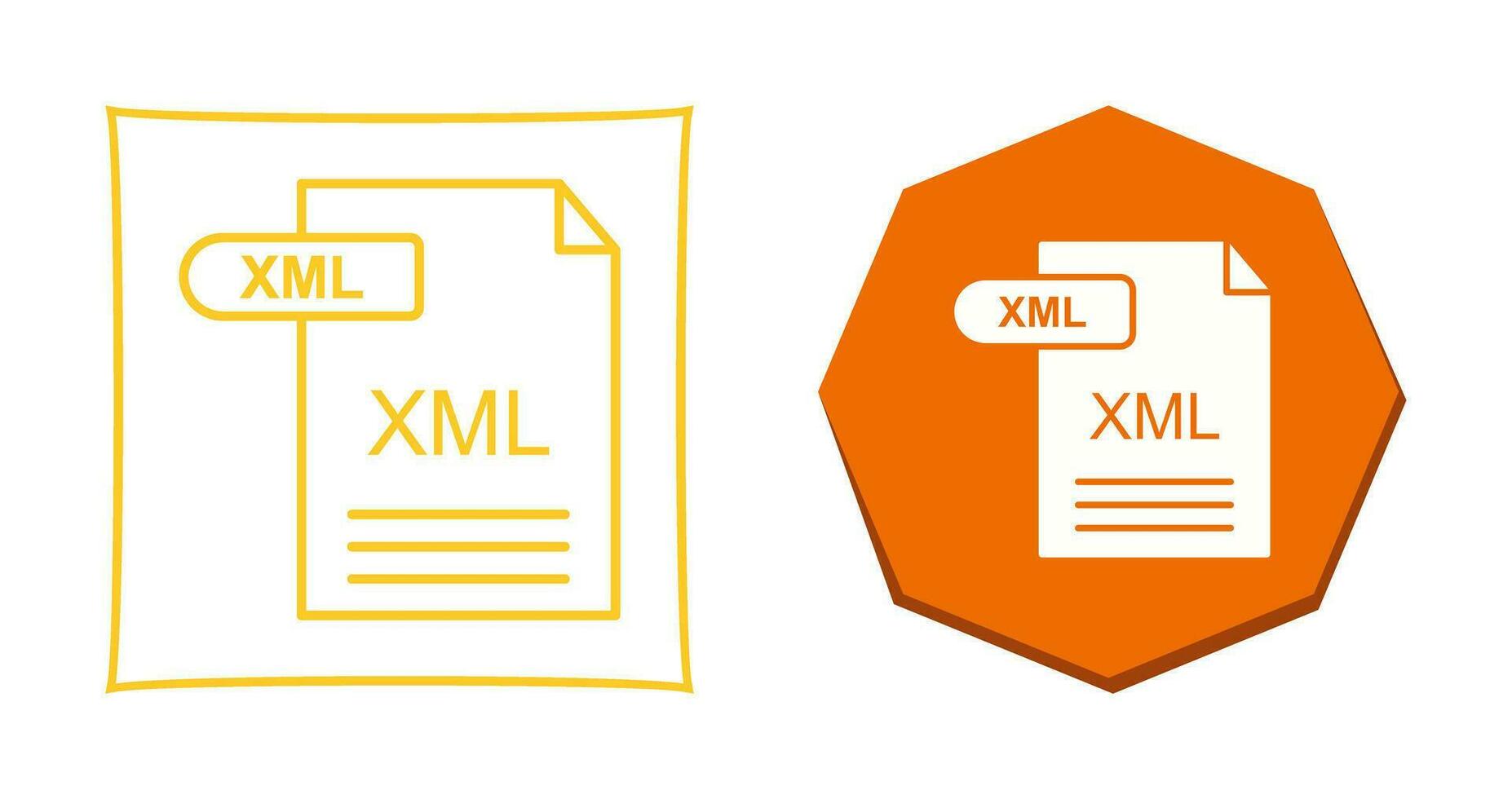 XML Vector Icon