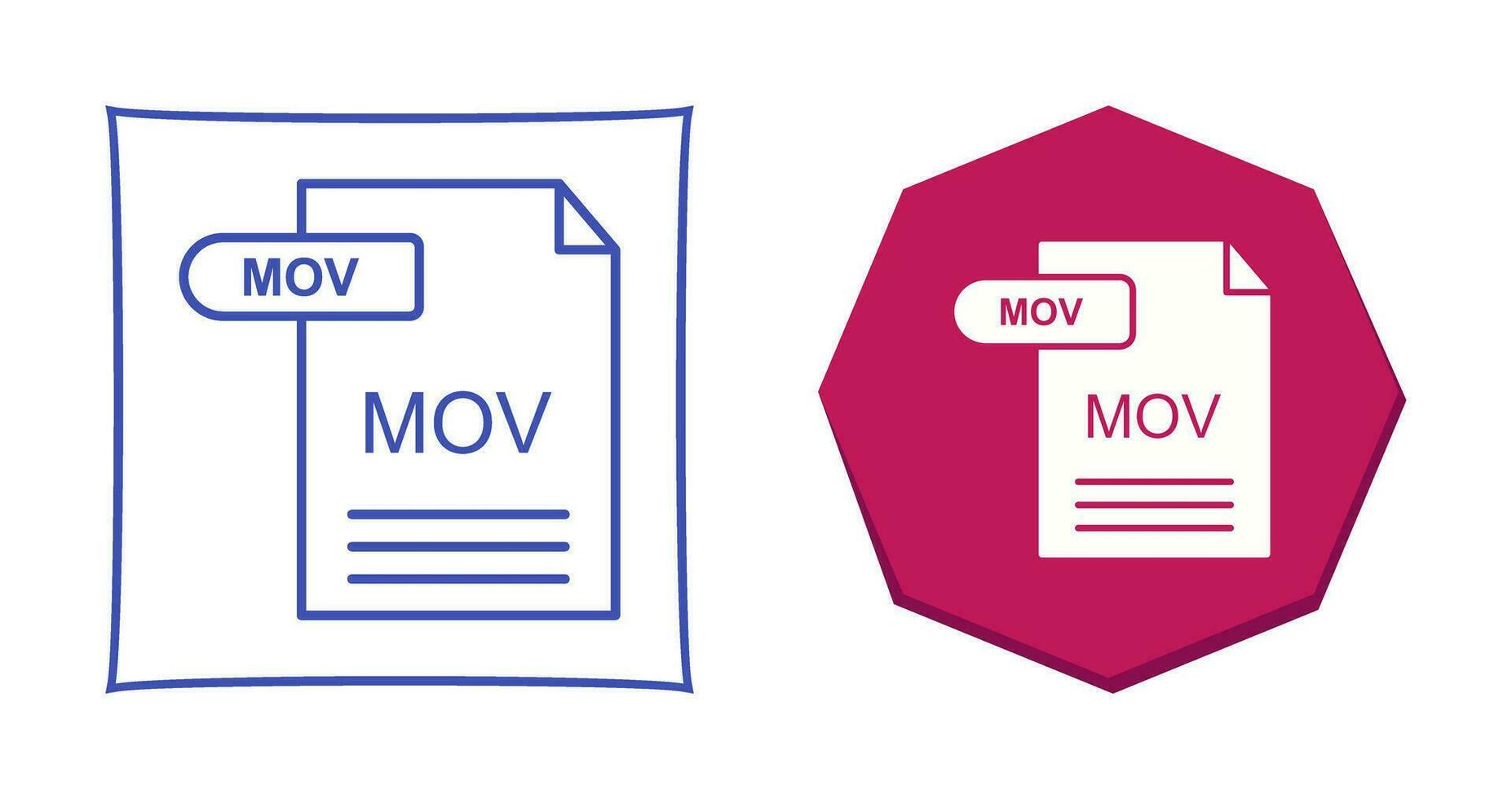 MOV Vector Icon