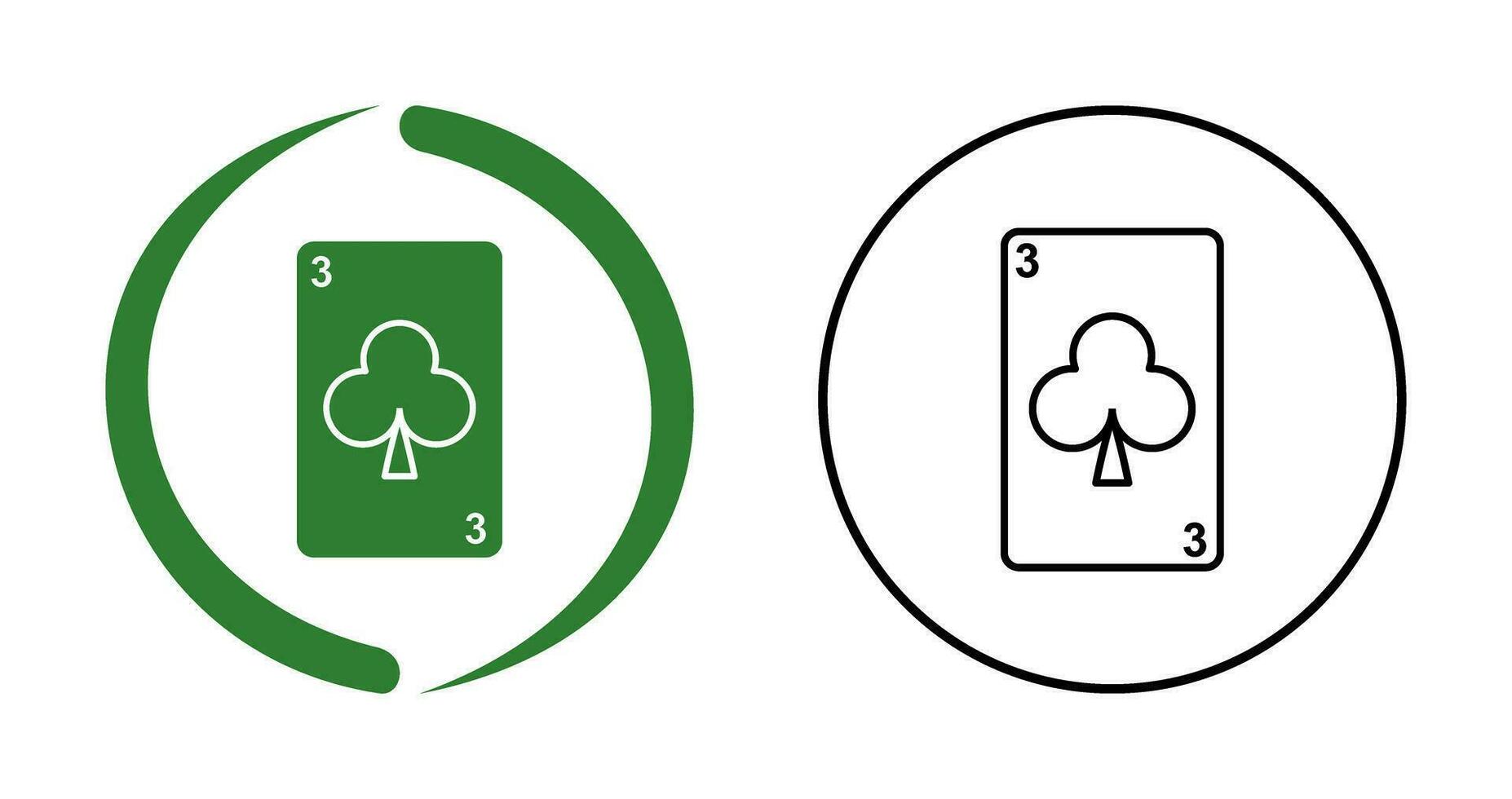 Clubs Card Vector Icon