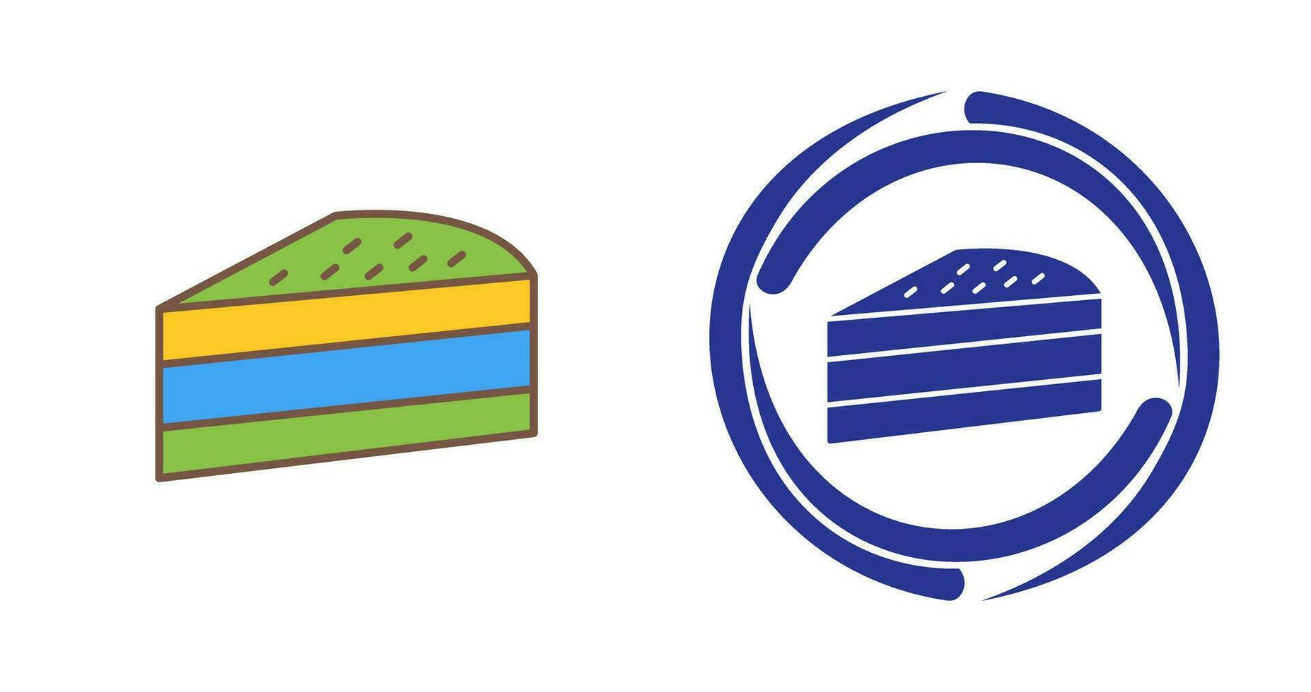 Cake Slice Vector Icon
