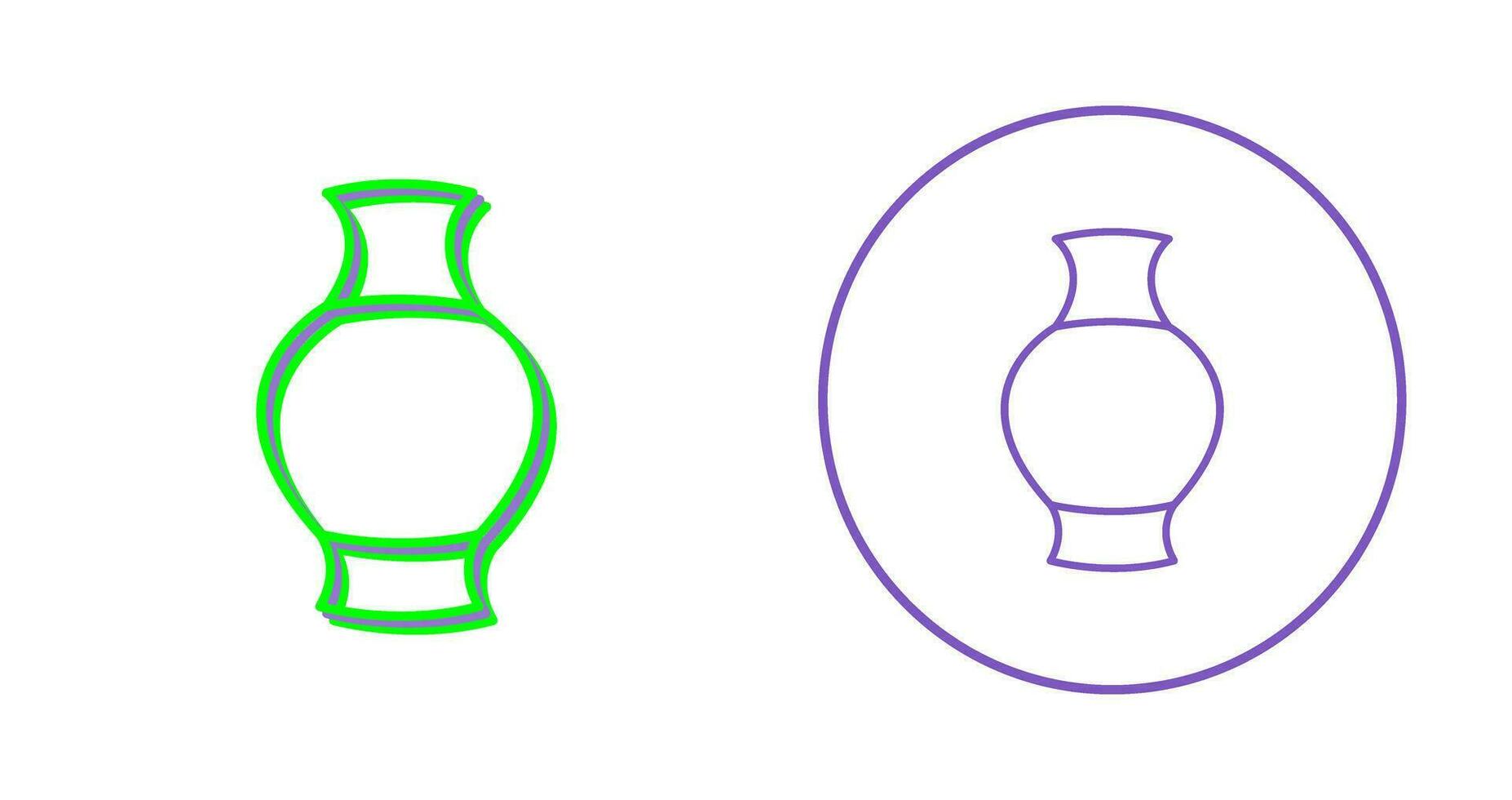 Antique Jar Vector Icon