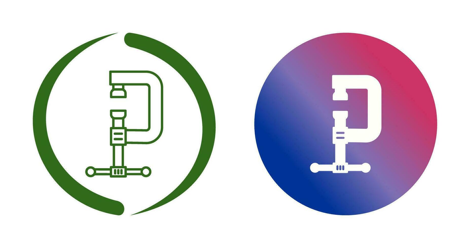Clamp Vector Icon