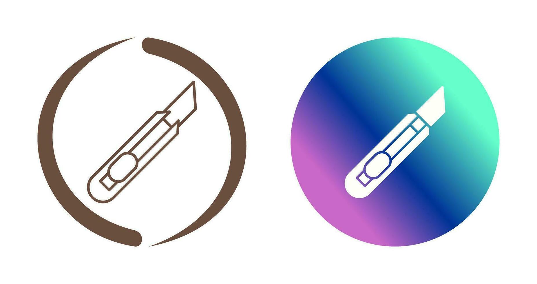 Stationery Knife Vector Icon