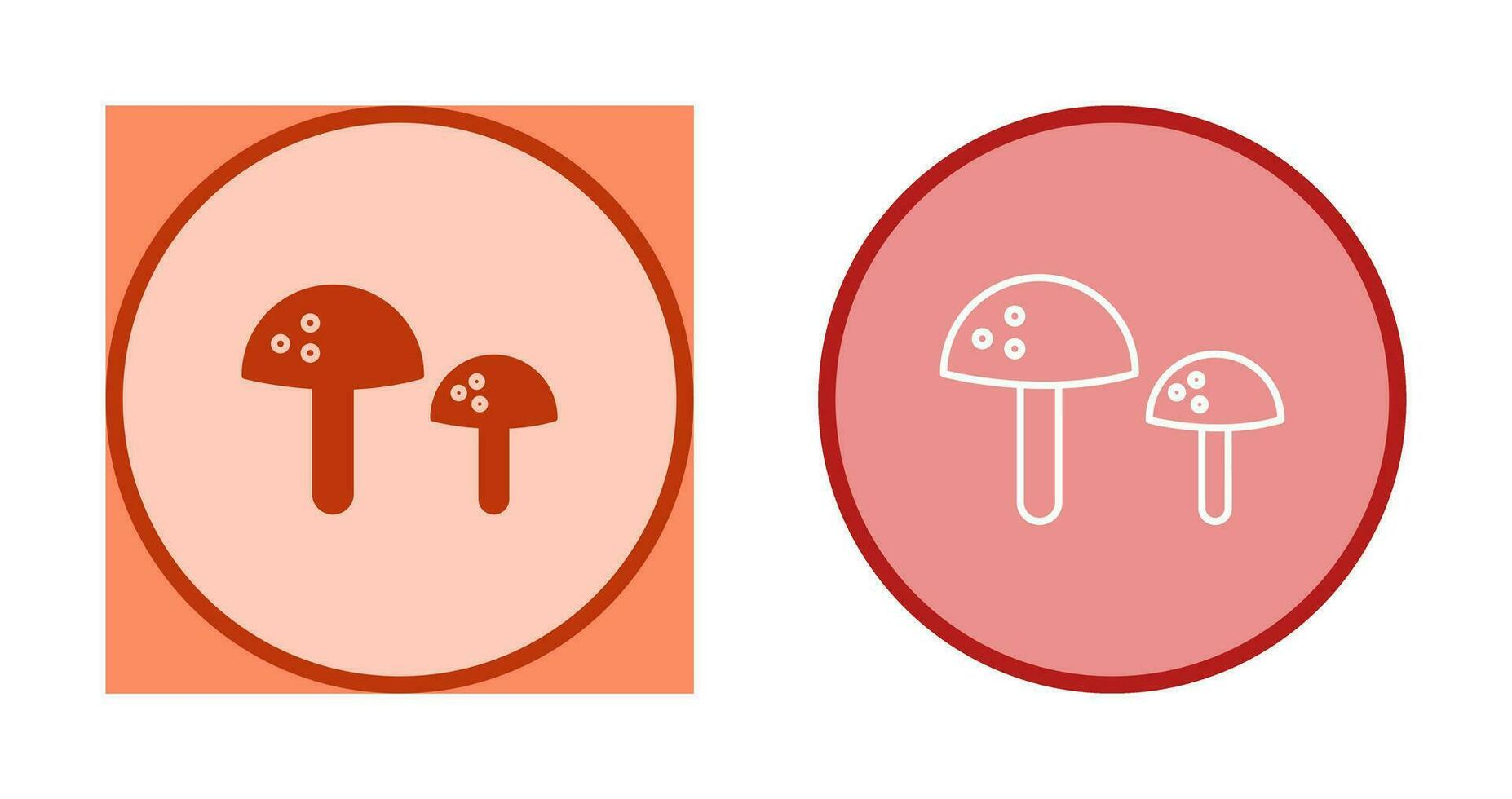 Mushrooms Vector Icon