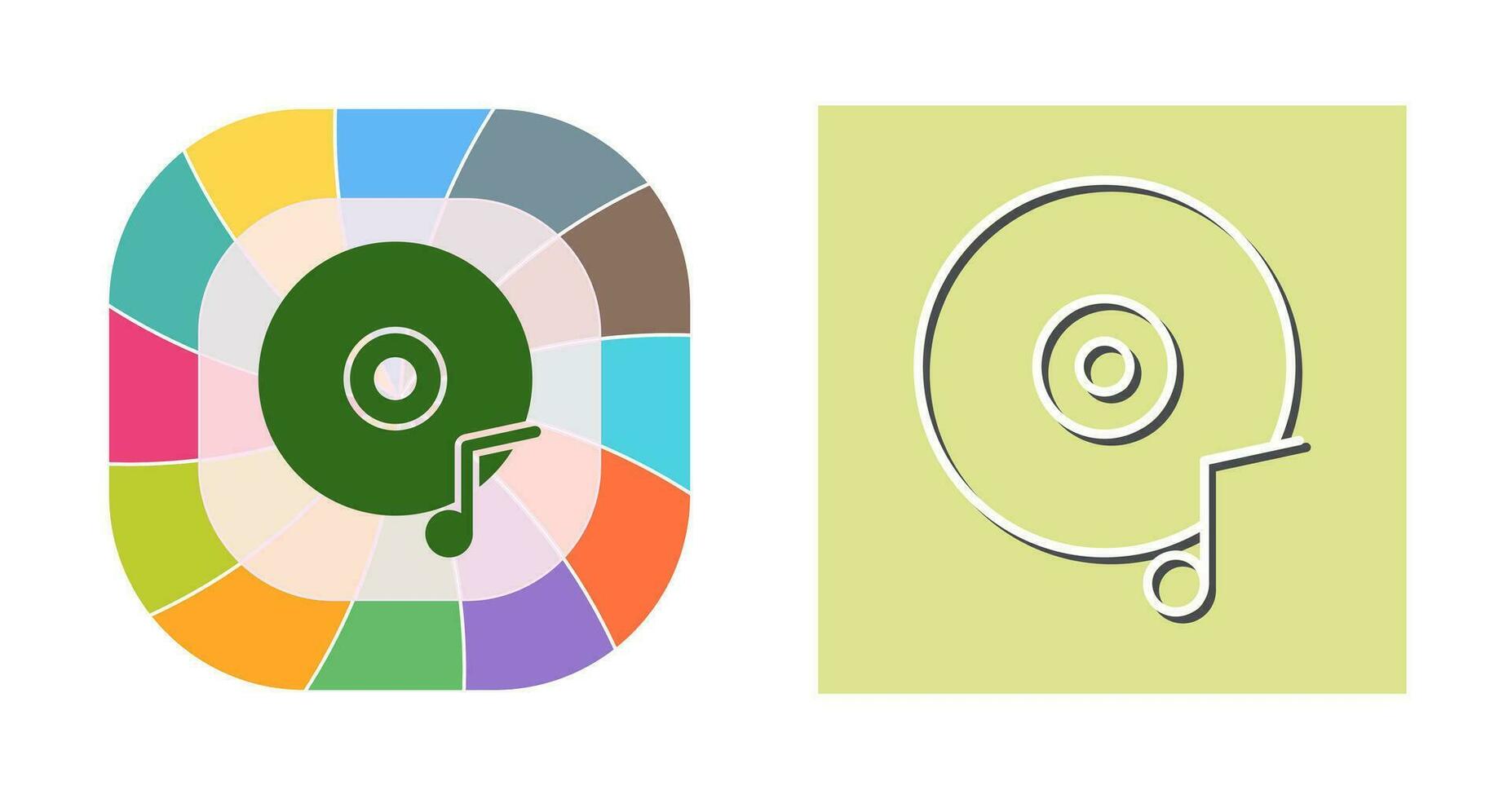 Music CD Vector Icon