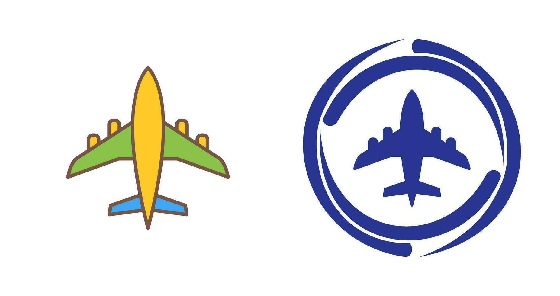 icono de vector de avión