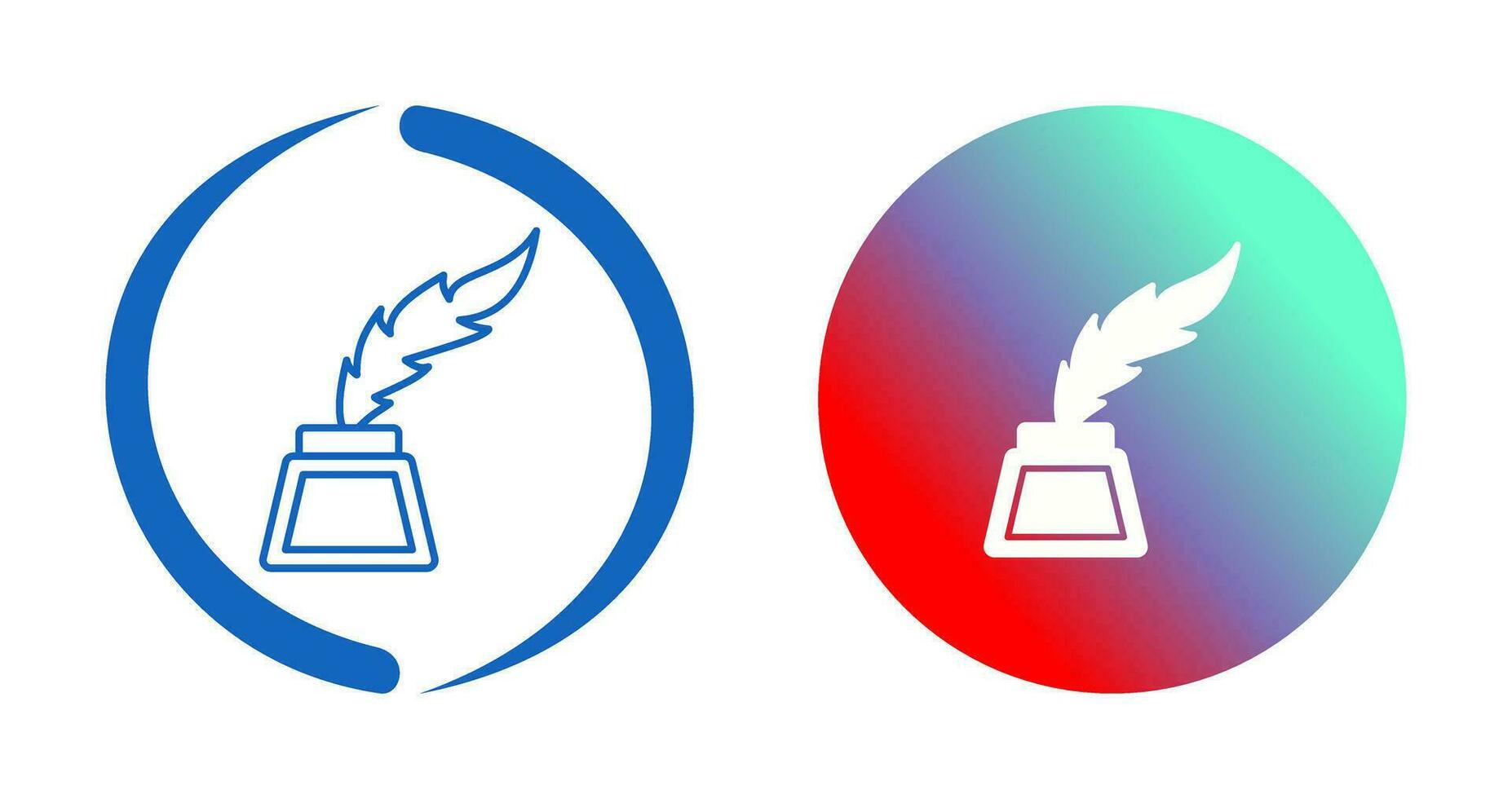 Inkwell Vector Icon
