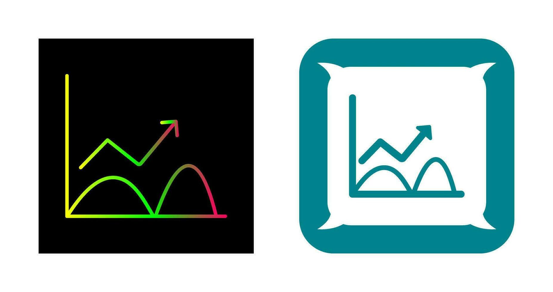 Trend in Graph Vector Icon