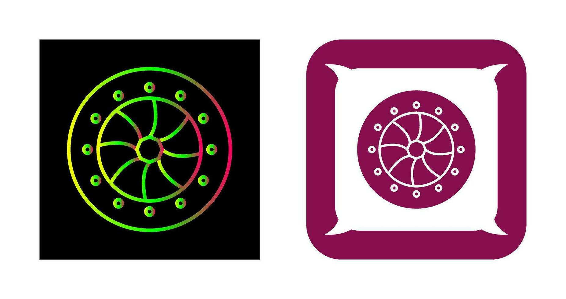 Unique Optical Diaphram Vector Icon
