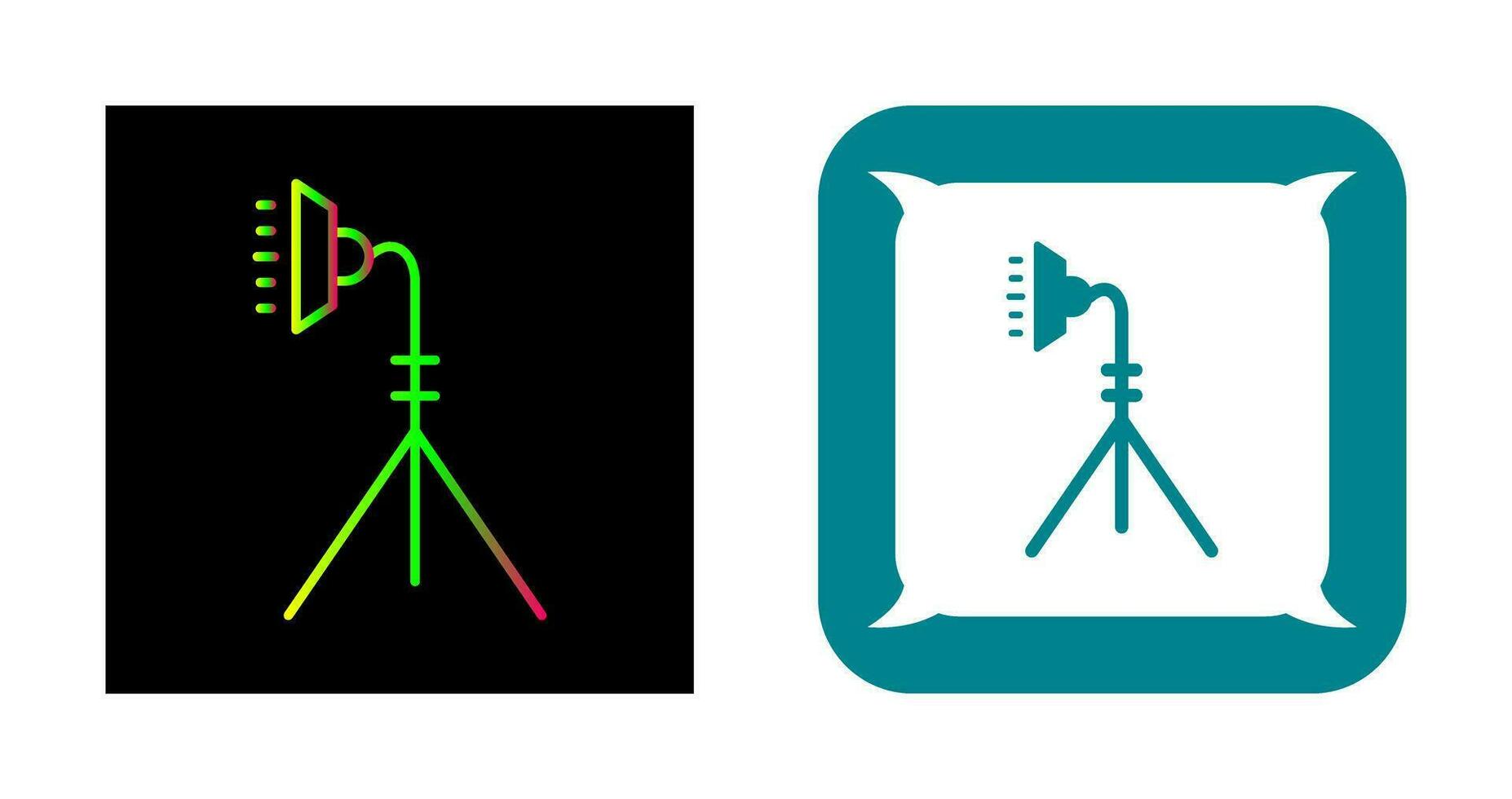 Unique Light Stand Vector Icon