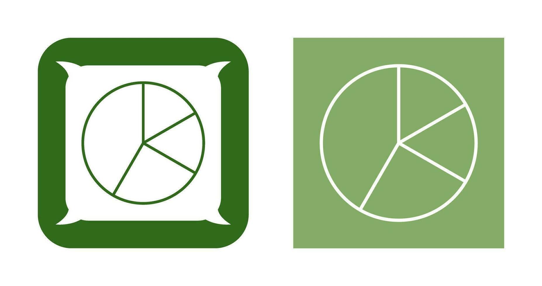 icono de vector de gráfico circular