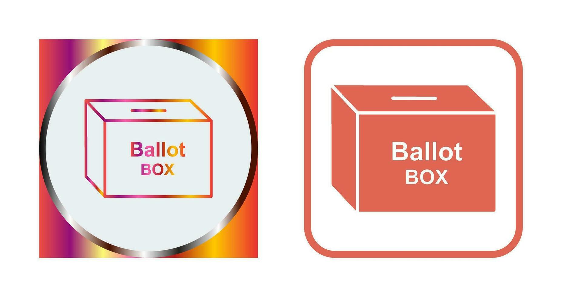 Ballot Box Vector Icon