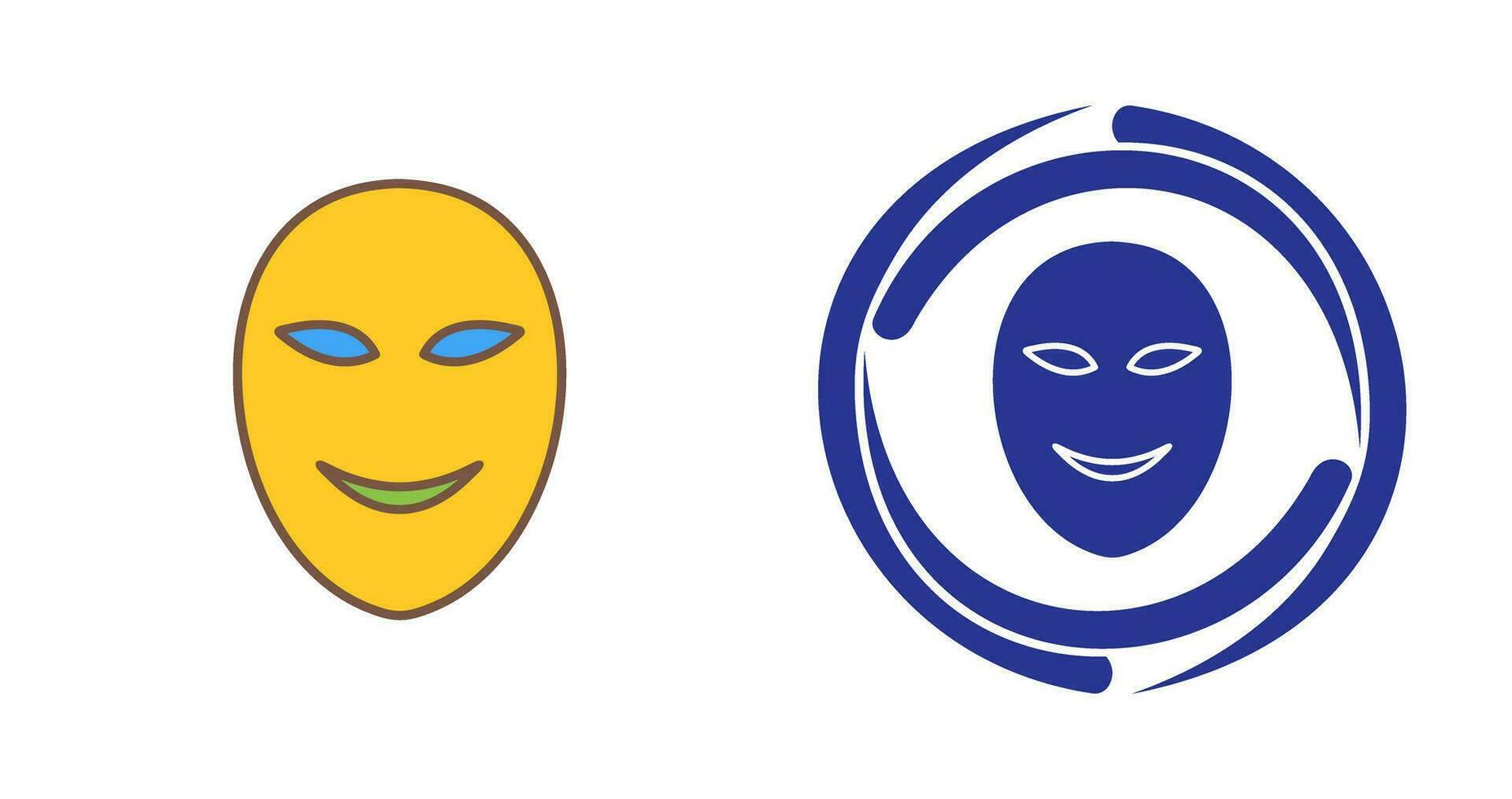 Ancient Face Mask Vector Icon