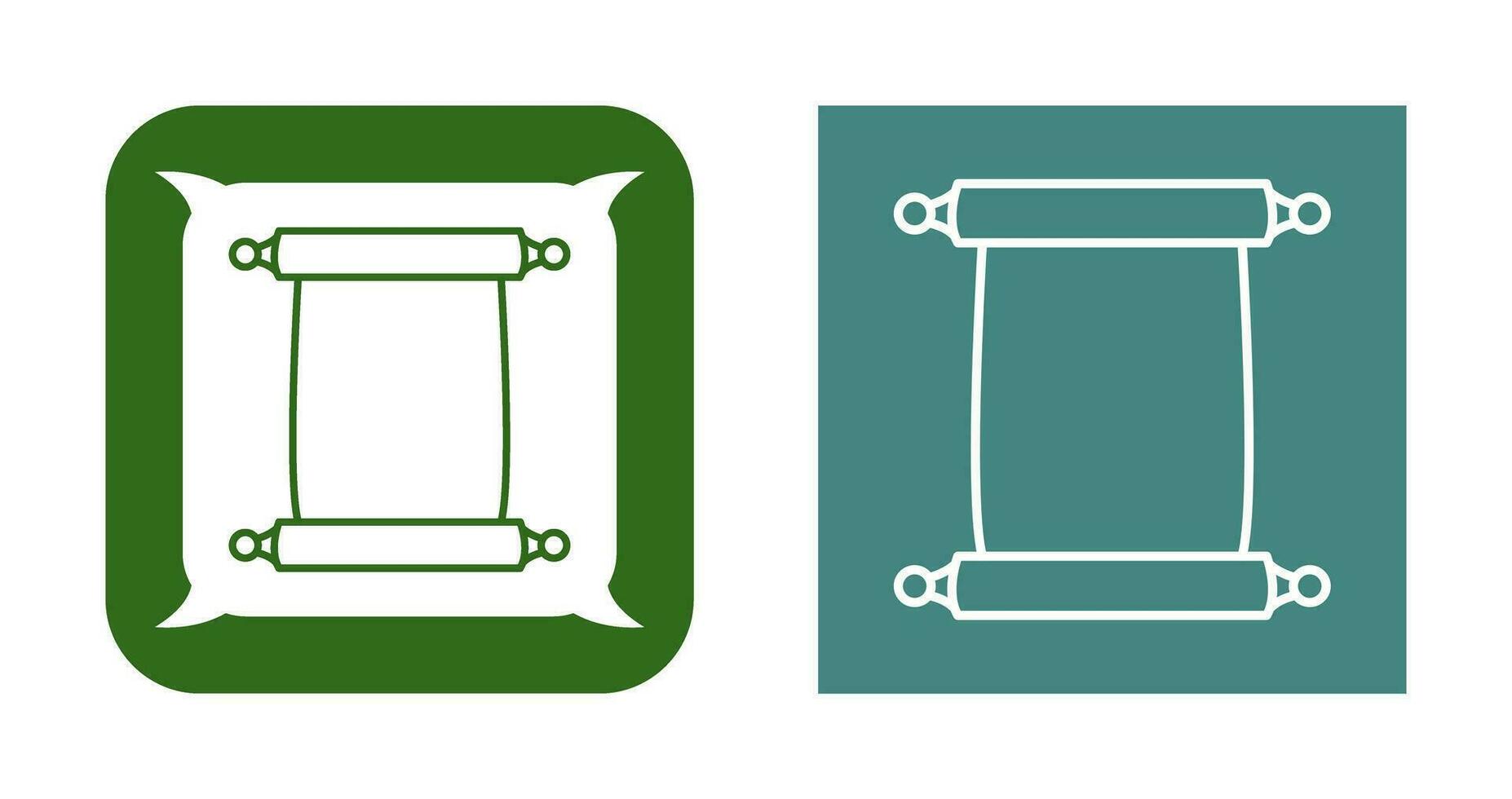 Scroll of Paper Vector Icon