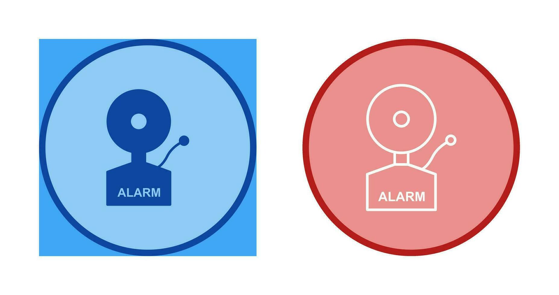 icono de vector de alarmas