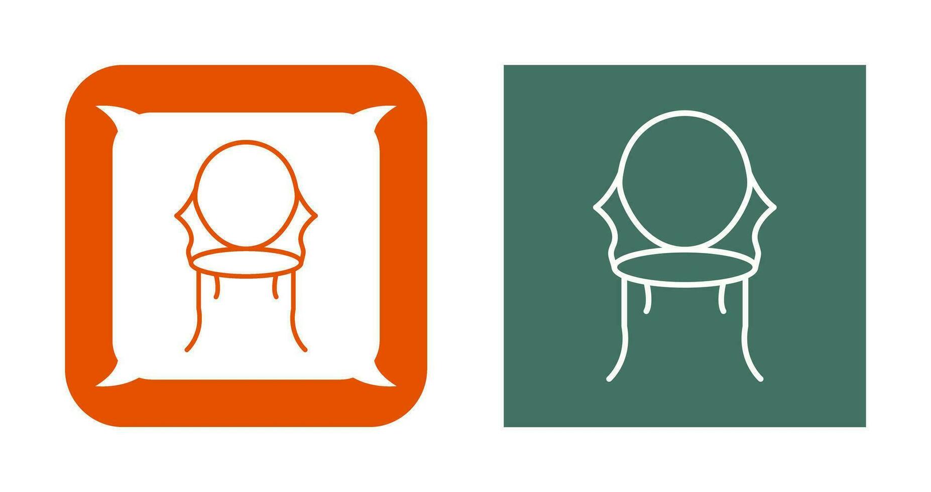 Ancient Chair Vector Icon