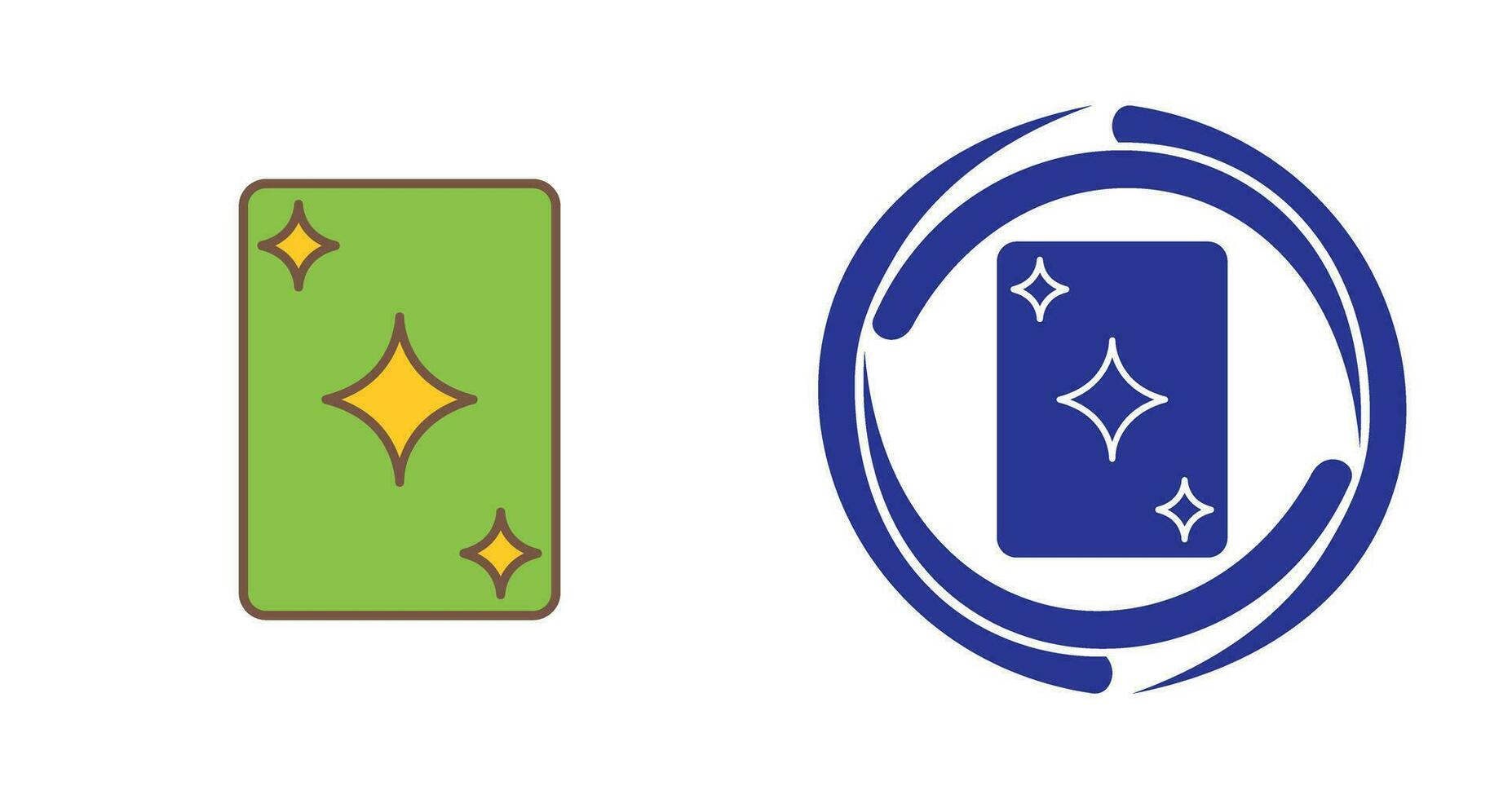 Unique Card Vector Icon