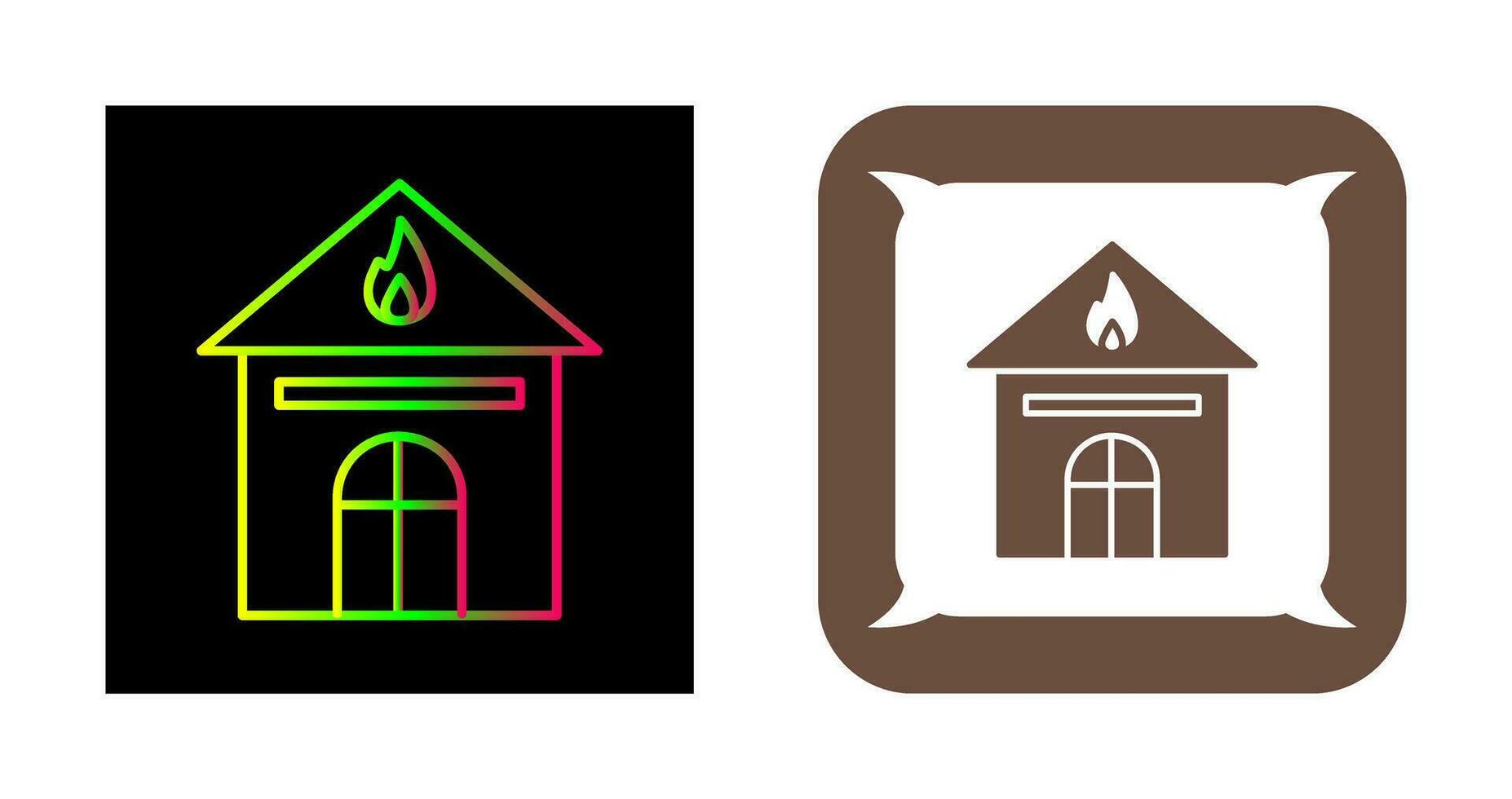Unique Fire Brigade Vector Icon